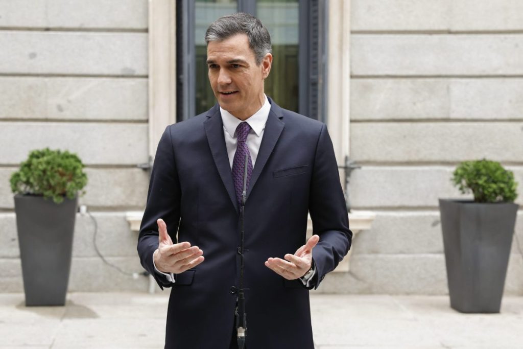 El presidente del Gobierno, Pedro Sánchez, uno de los protagonistas de 2022 en España