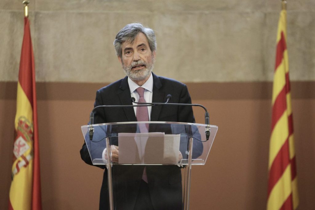 El expresidente del Tribunal Supremo y del Consejo General del Poder Judicial, Carlos Lesmes, uno de los protagonistas de 2022 en España