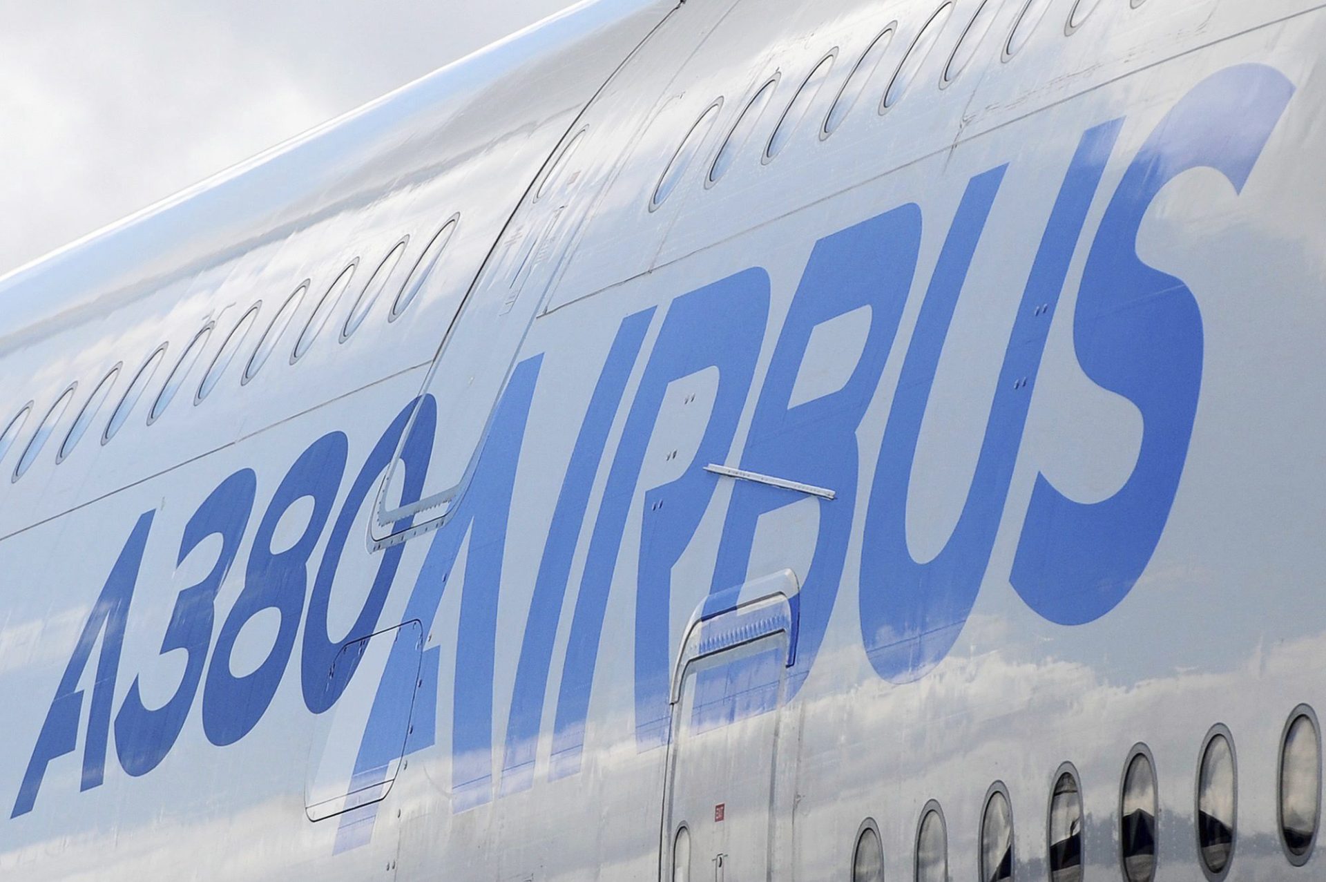Logo de Airbus, en una imagen de archivo