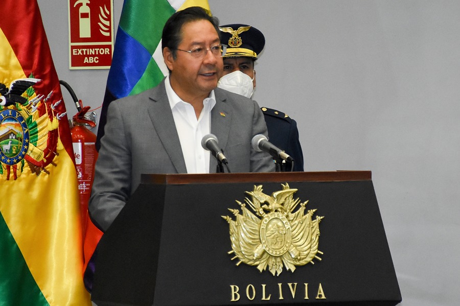Imagen de archivo del presidente de Bolivia, Luis Arce.