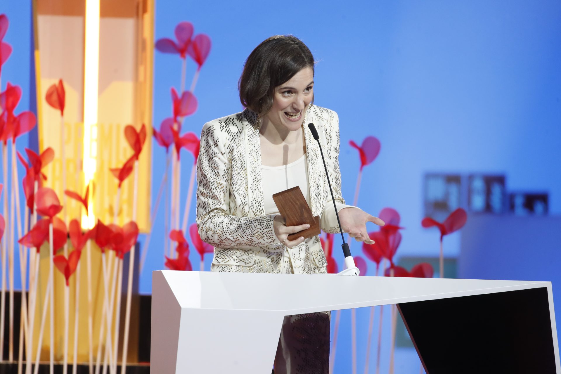 Carla Simón gana el premio Gaudí a la mejor dirección por "Alcarràs".EFE/Marta Pérez