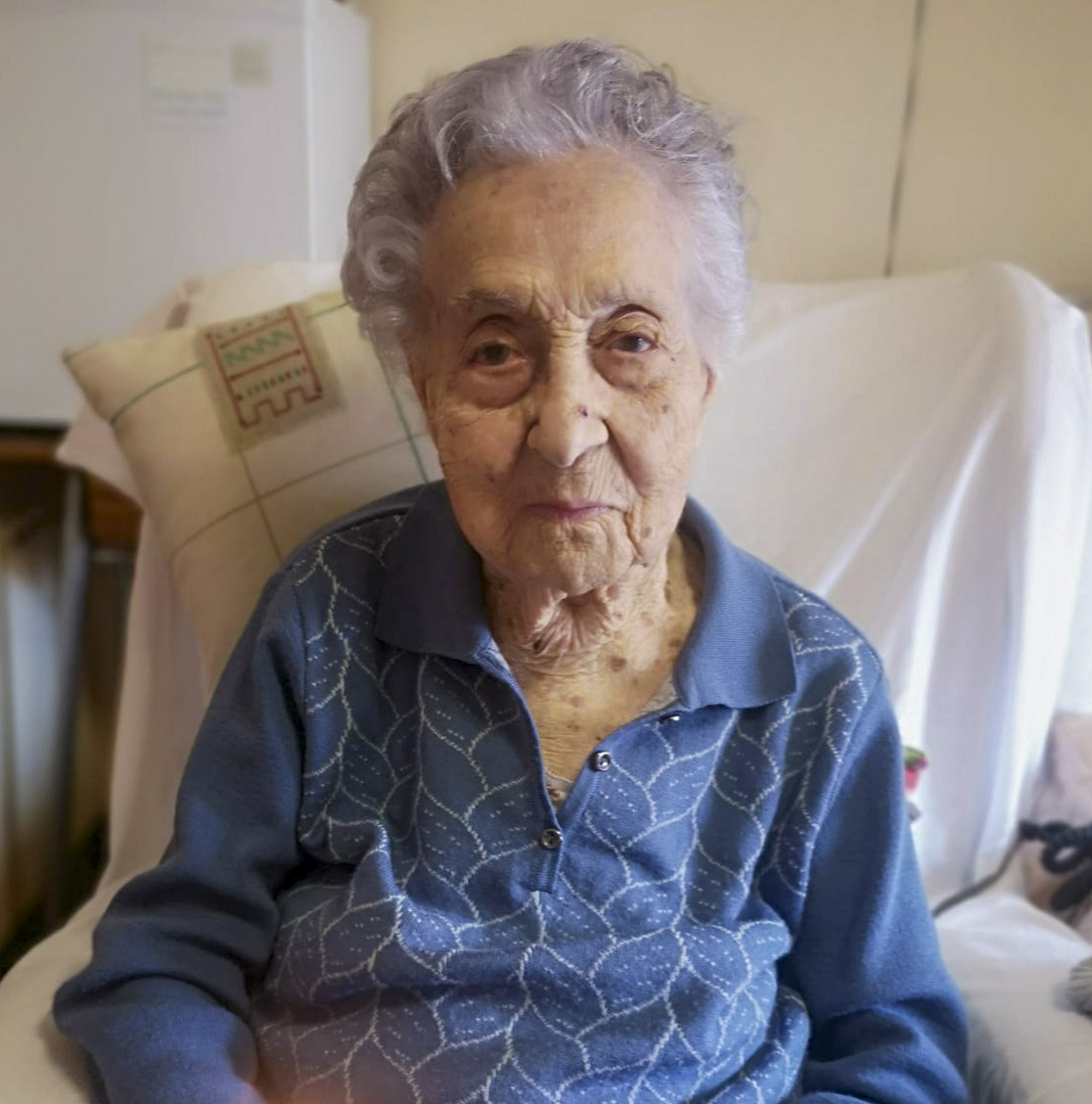 La española Maria Branyas, la persona mas longeva del mundo.