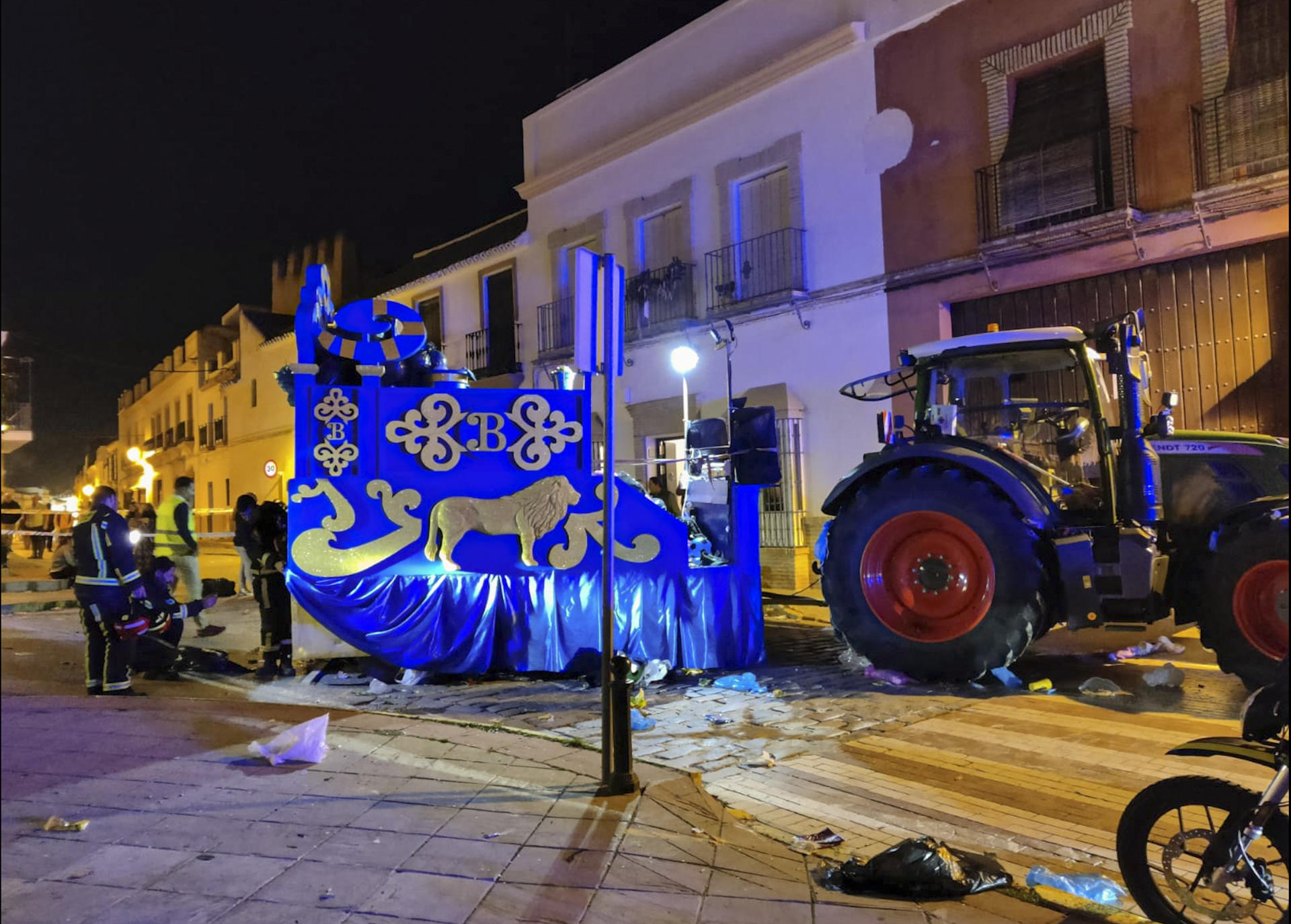 Una mujer muere arrollada por una carroza en la cabalgata de Reyes