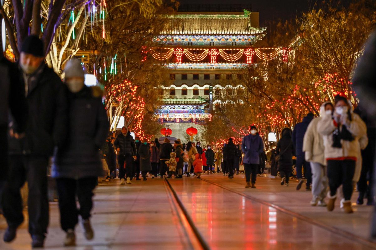 Vista de una calle de Pekín en una imagen de archivo. Se estima que el 80% de la población de China ya se contagió de covid