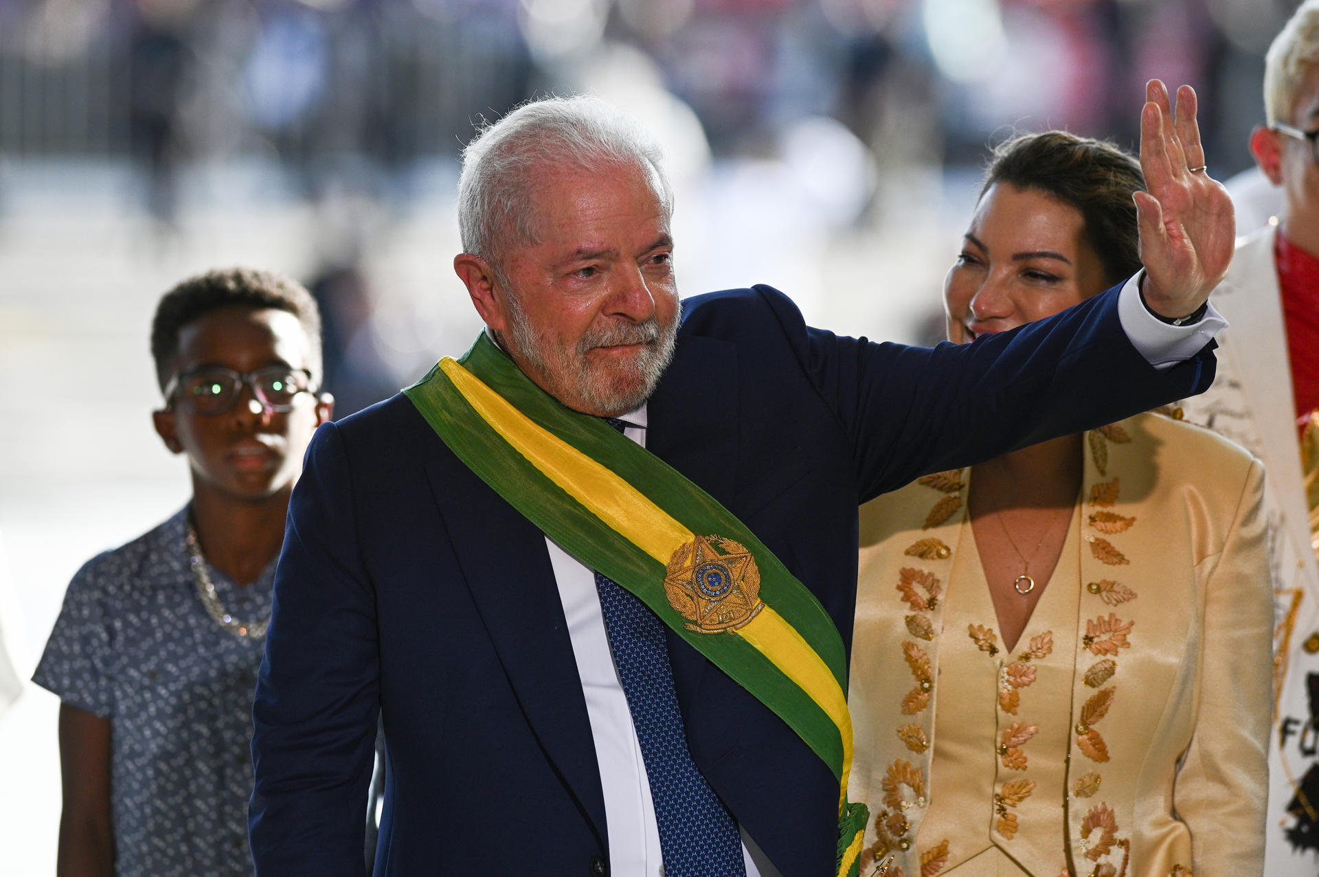 El presidente de Brasil, Luiz Inácio Lula da Silva (i), junto a la primera dama, Rosángela da Silva, en una fotografía de archivo. EFE/André Borges