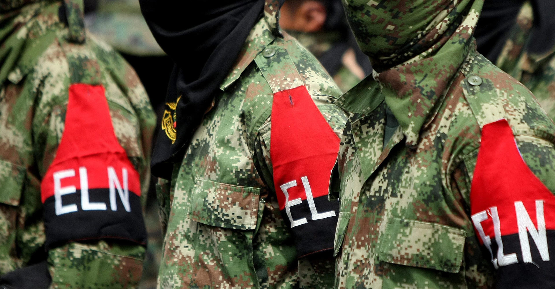 Vista de miembros de la guerrilla del ELN, en una fotografía de archivo. EFE/Christian Escobar Mora