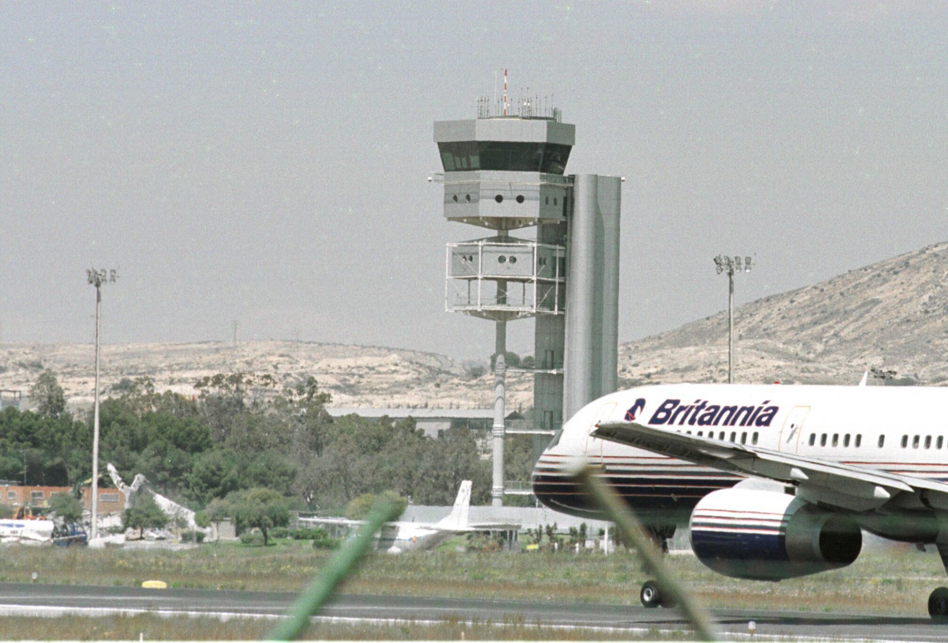 La torre de control del aeropuerto El Altet de Alicante-Elche