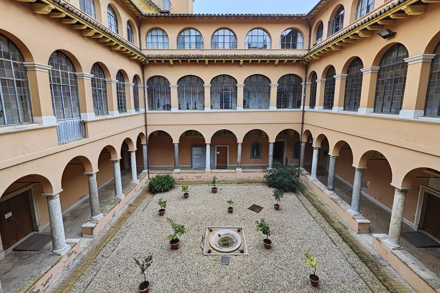Vista de la Real Academia de España en Roma, que cumple 150 años.