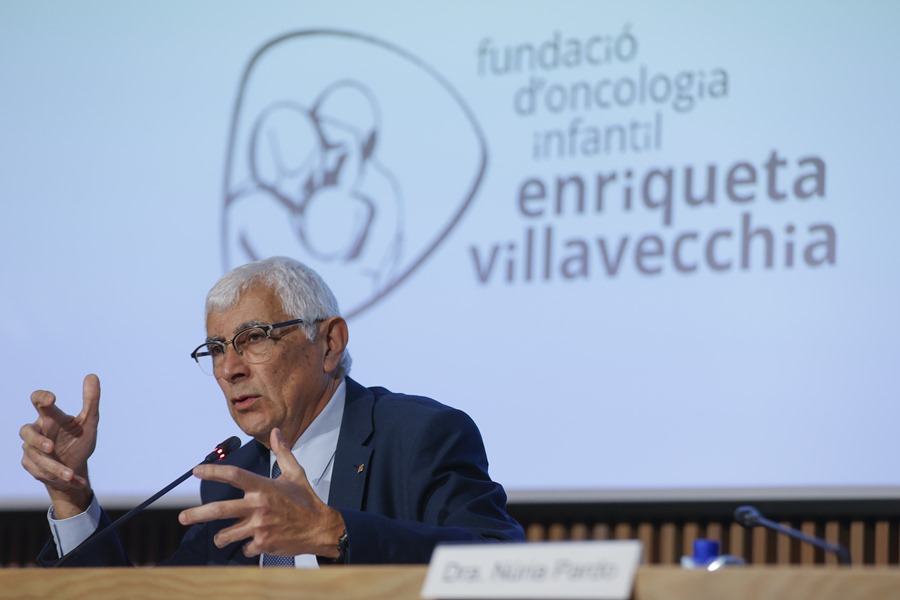 El conseller de Salud, Manel Balcells, durante la presentación del centro pionero donde acompañarán a niños con enfermedades terminales.