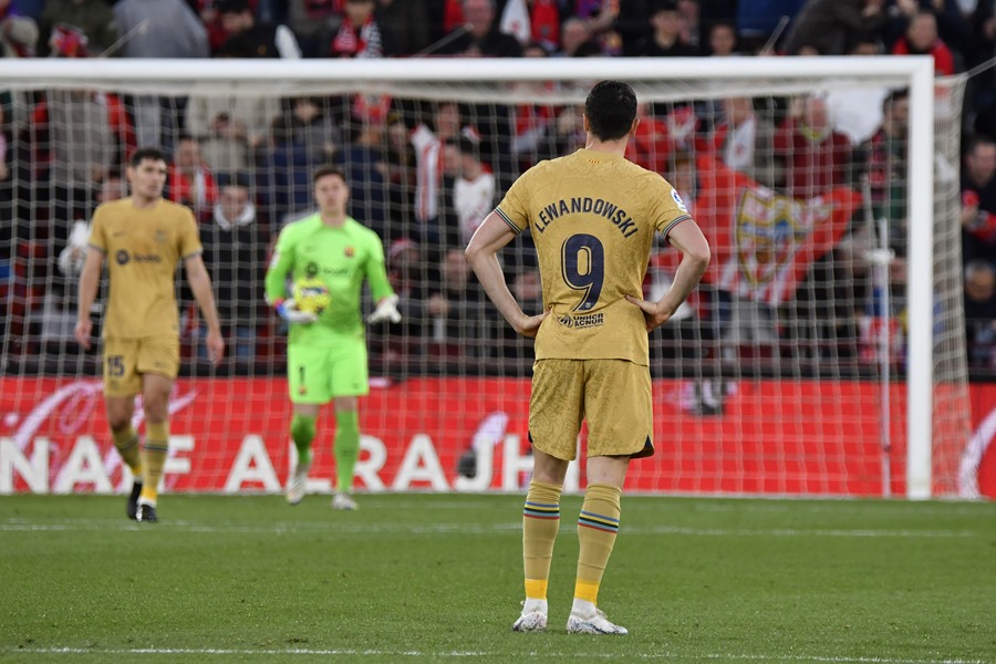 Partido del Barcelona contra el Almería