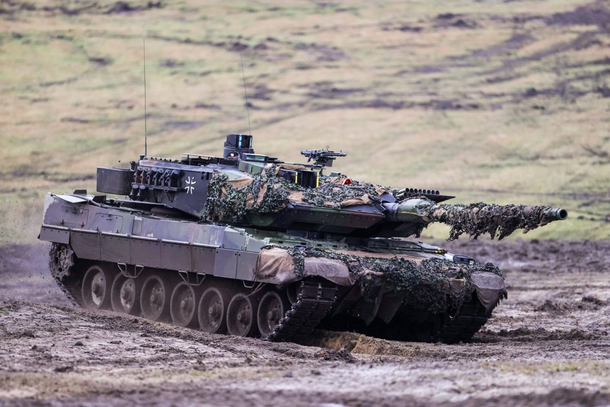 Imagen de archivo de un carro de combate Leopard 2.