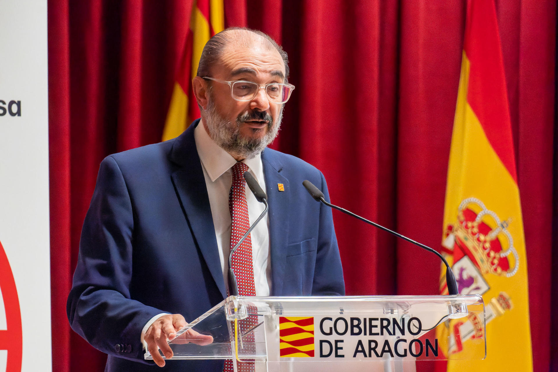 El presidente del gobierno de Aragón, Javier Lambán, en una imagen de archivo. EFE/Antonio García
