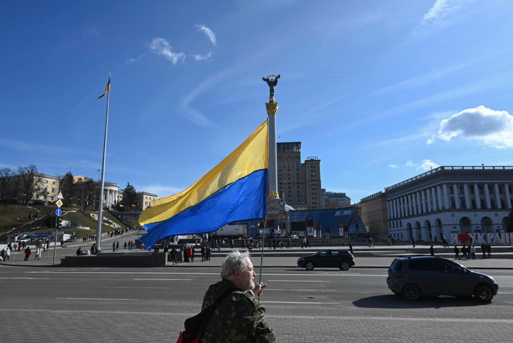 Plaza de la Independencia (Maidán) de Kiev.