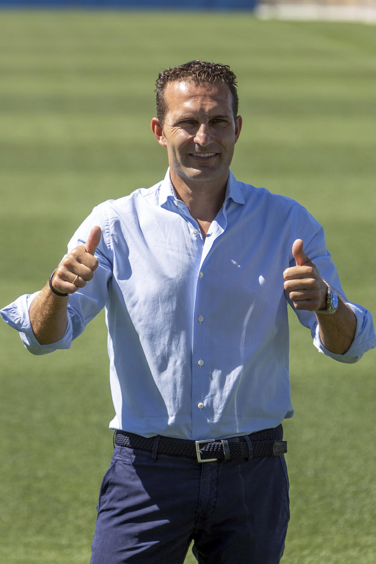 Fotografía de archivo del 21/08/2020 de Rubén Baraja, que ha sido nombrado nuevo entrenador del Valencia tras la destitución de Voro González . EFE/Javier Belver/Archivo