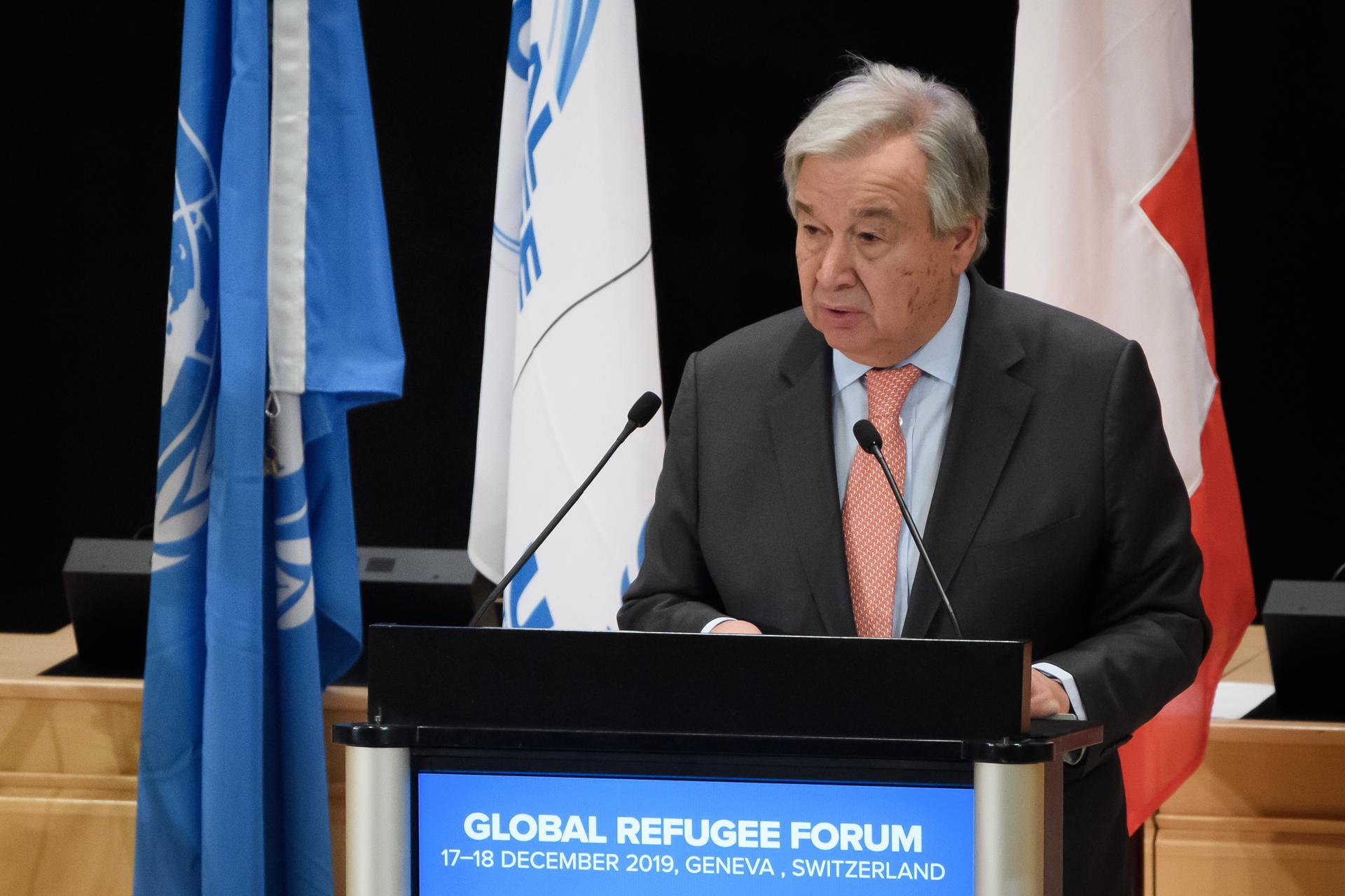 El secretario general de la ONU, António Guterres, en una fotografía de archivo. EFE/Fabrice Coffrini/Pool