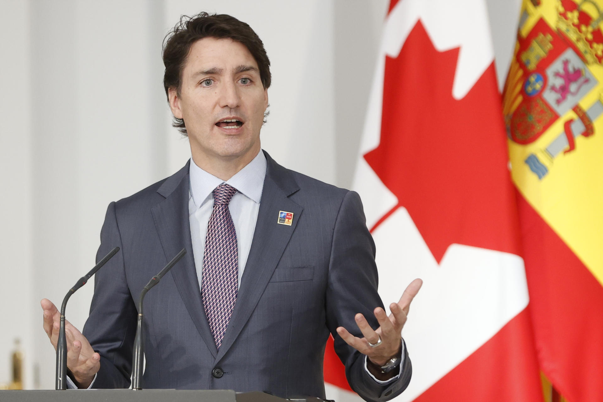 El primer ministro canadiense, Justin Trudeau, en una fotografía de archivo. EFE/ Mariscal