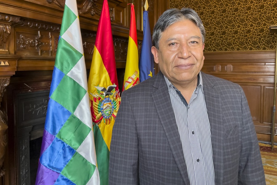 El vicepresidente boliviano, David Choquehuanca que ha dicho que quiere que la ONU escuche a la Ciencia sobre la hoja de coca.