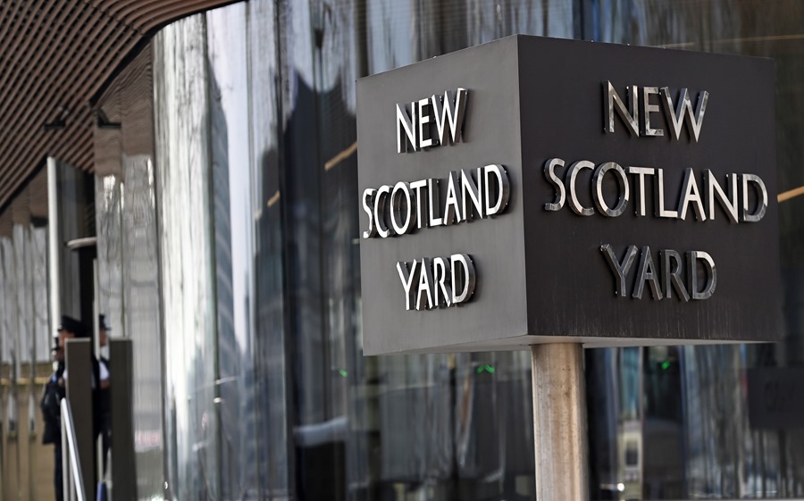 Imagen de archivo del exterior general del New Scotland Yard en Londres.