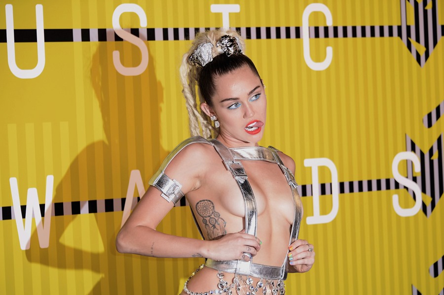 The singer Miley Cyrus, in a file image