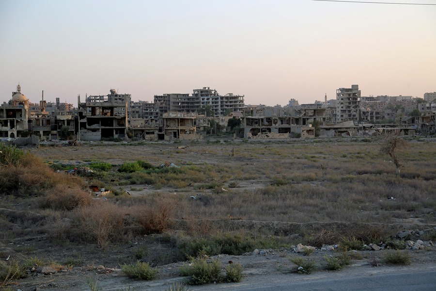 Imagen de archivo de una zona devastada de la ciudad de Deir al Zur, en el este de Siria