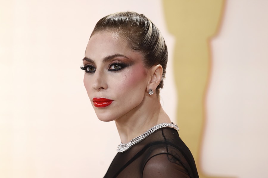 La cantante y actriz Lady Gaga, en la ceremonia de los Premios Óscar.