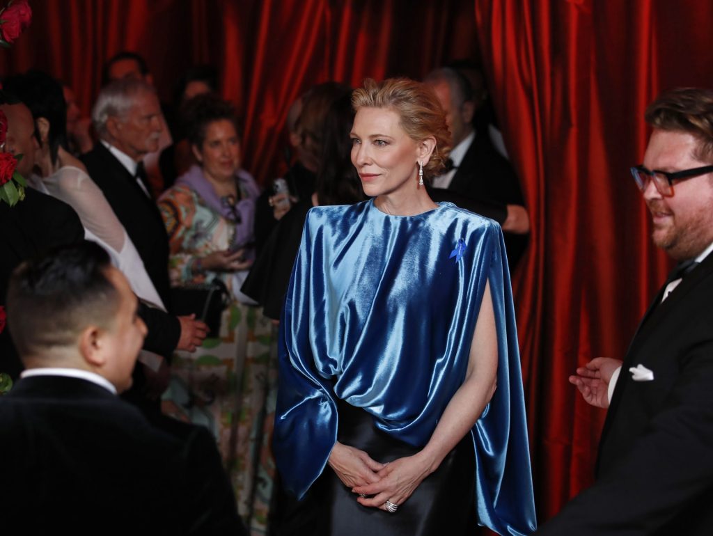 La actriz Cate Blanchett, anoche en la ceremonia de los Óscar. 