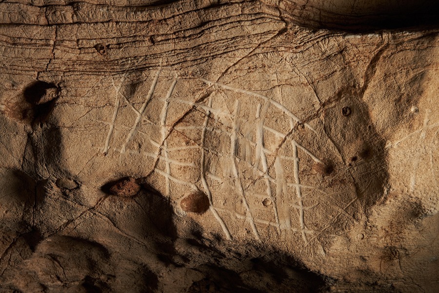 Foto cedida por el Institut Català de Paleoecologia Humana i EvolucióSocial de la Cueva de la Vila, en el término municipal de la Febró (Tarragona). 