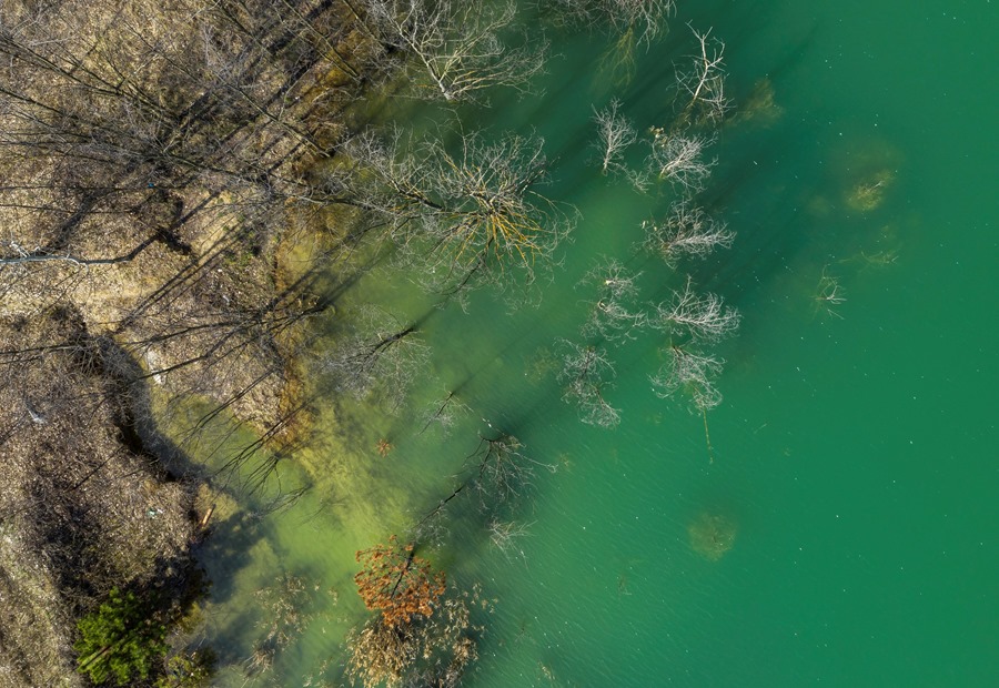 Imagen de un lago en Hungría