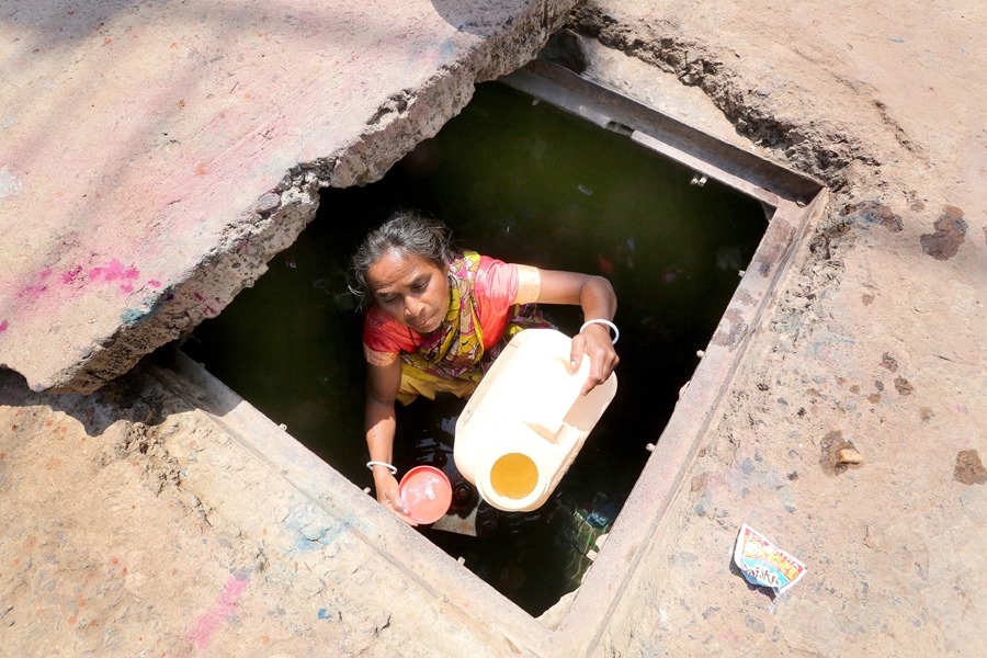 Escasez de agua en India