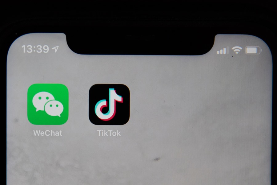 Logo de la aplicación TikTok. El Parlamento Europeo ha vetado su uso