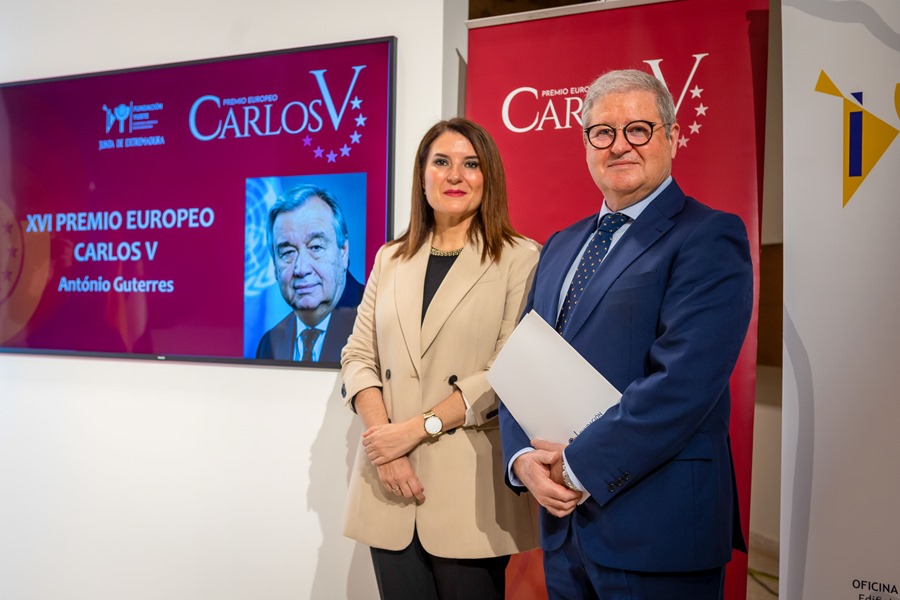 António Guterres, galardonado con el Premio Europeo Carlos V
