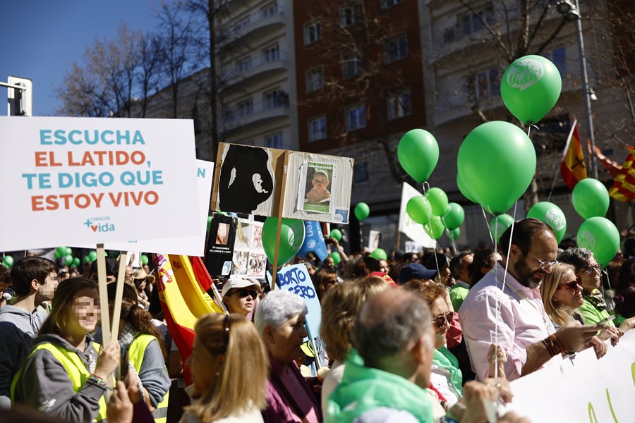 Ley del aborto: 23.000 personas en la marcha a favor de la vida y contra la “cultura de la muerte" en Madrid
