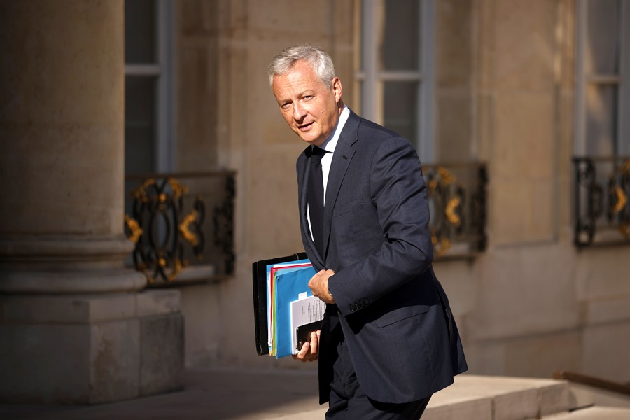 El ministro francés de Economía, Bruno Le Maire, en una imagen de archivo. Francia se enfrenta hoy a dos mociones de censura