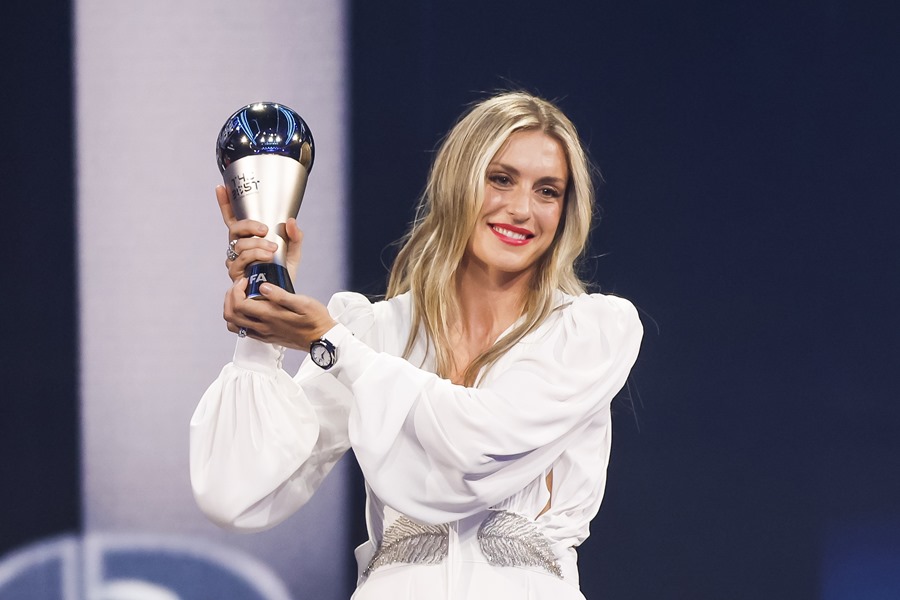La futbolista española Alexia Putellas, una de las ganadores de los Premios Nacionales del Deportes 2021.