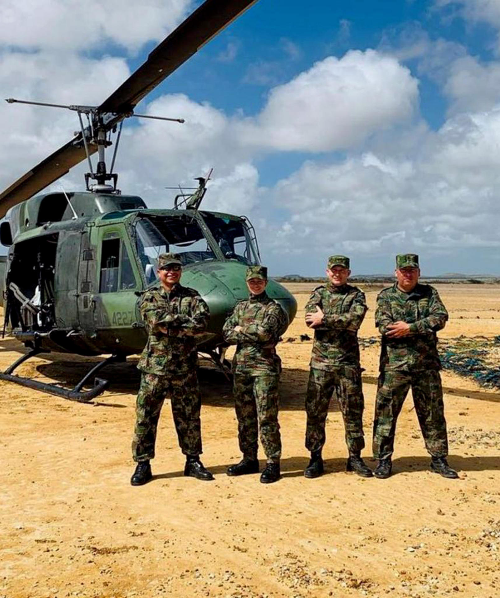 Cuatro muertos al caer un helicóptero militar en la ciudad colombiana de Quibdó