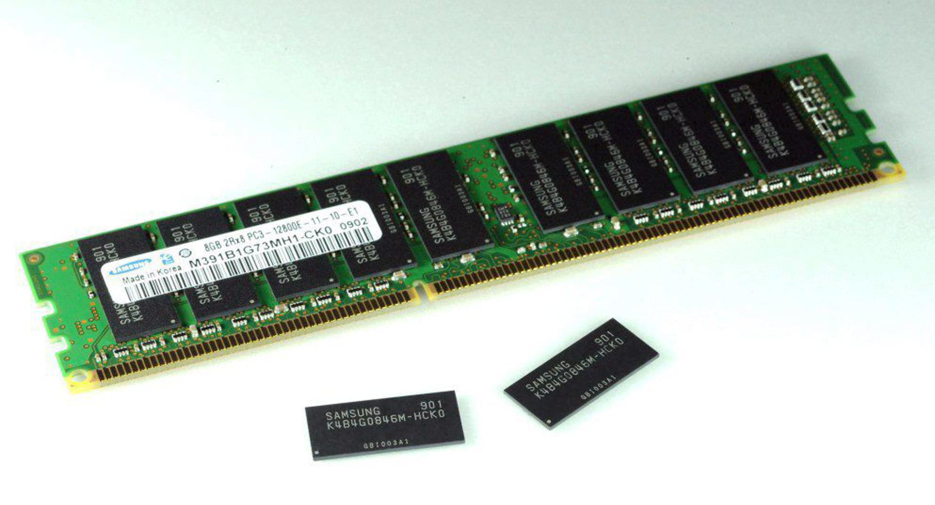 A Samsung memory chip, Seoul 29 January 2009. EPA-EFE FILE/YONHAP
