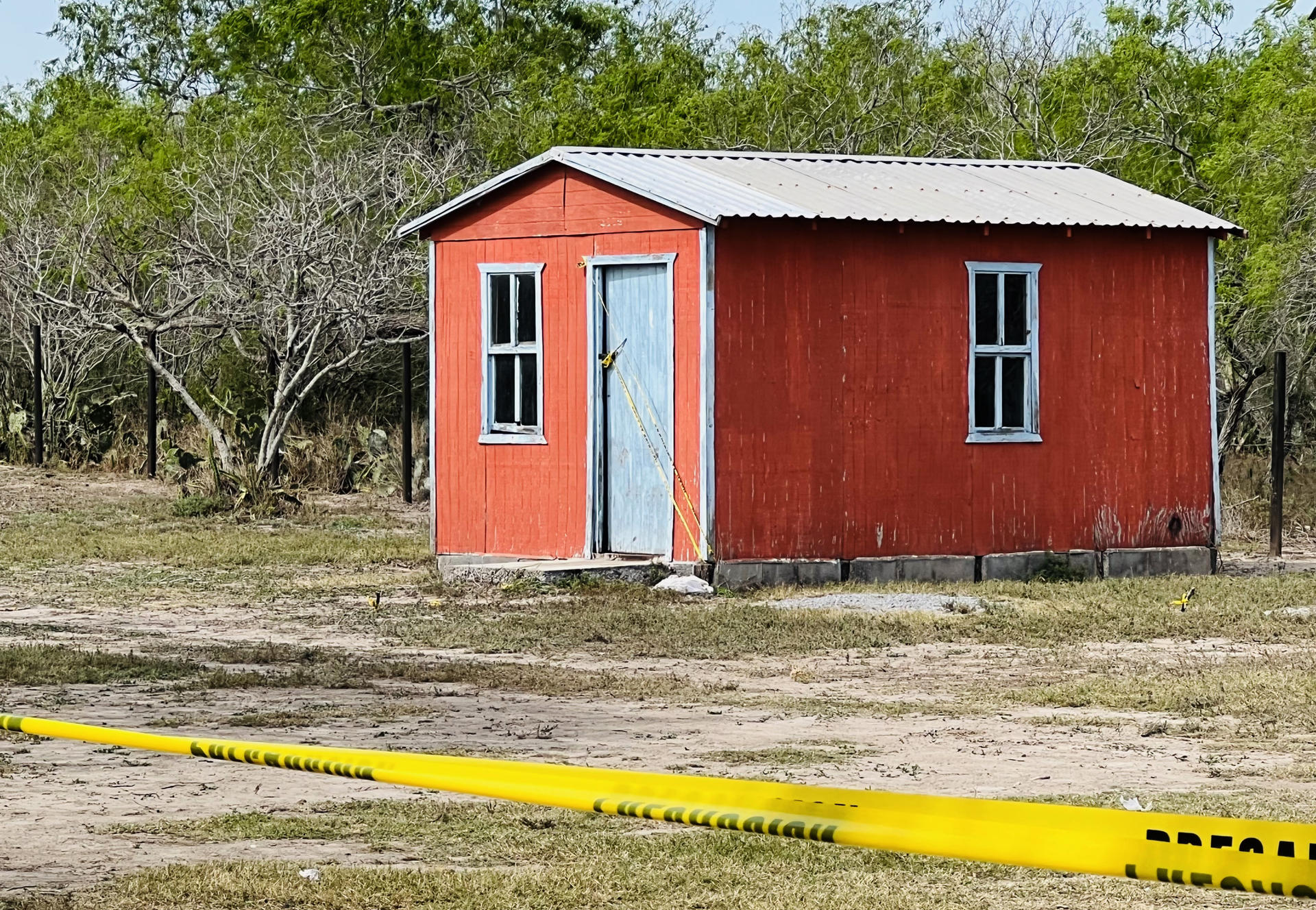 A house where four US citizens were located, two of them alive, in Tecolote village in Matamoros, Mexico, on Mar. 7, 2023. EFE FILE/Stringer BEST QUALITY AVAILABLE
