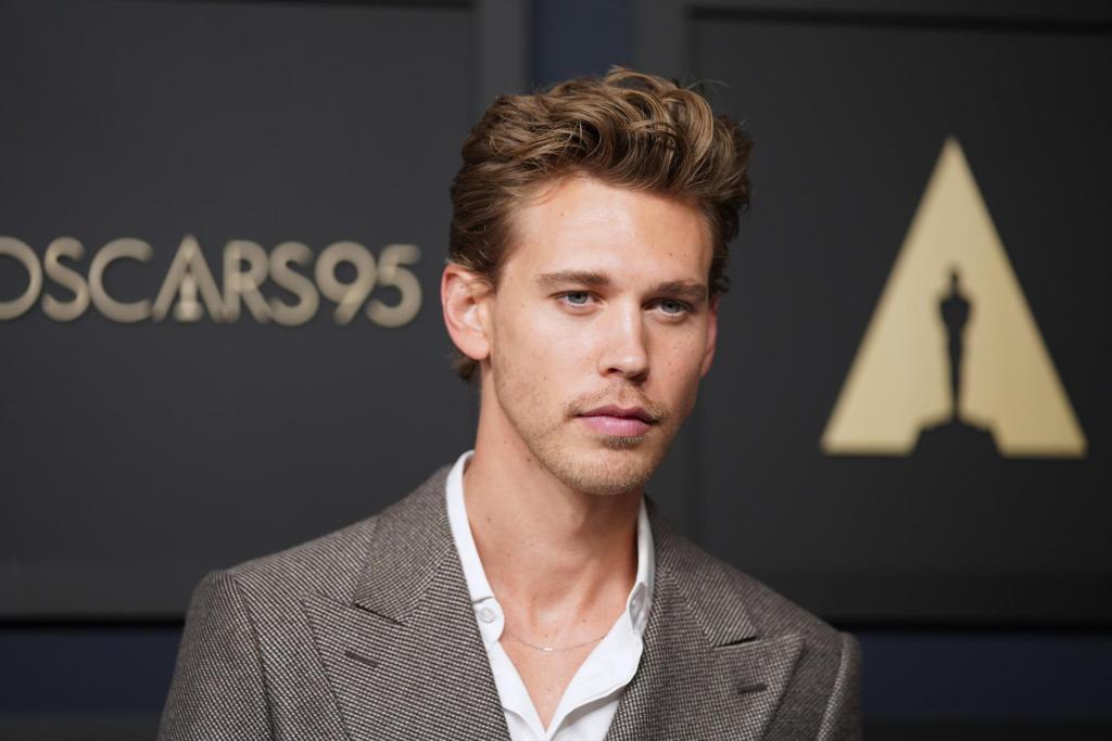 The American actor Austin Butler was recorded on February 13, during the luncheon for the nominees for the 95th edition of the Oscars, in Beverly Hills (California, USA).  EFE/Allison Dinner