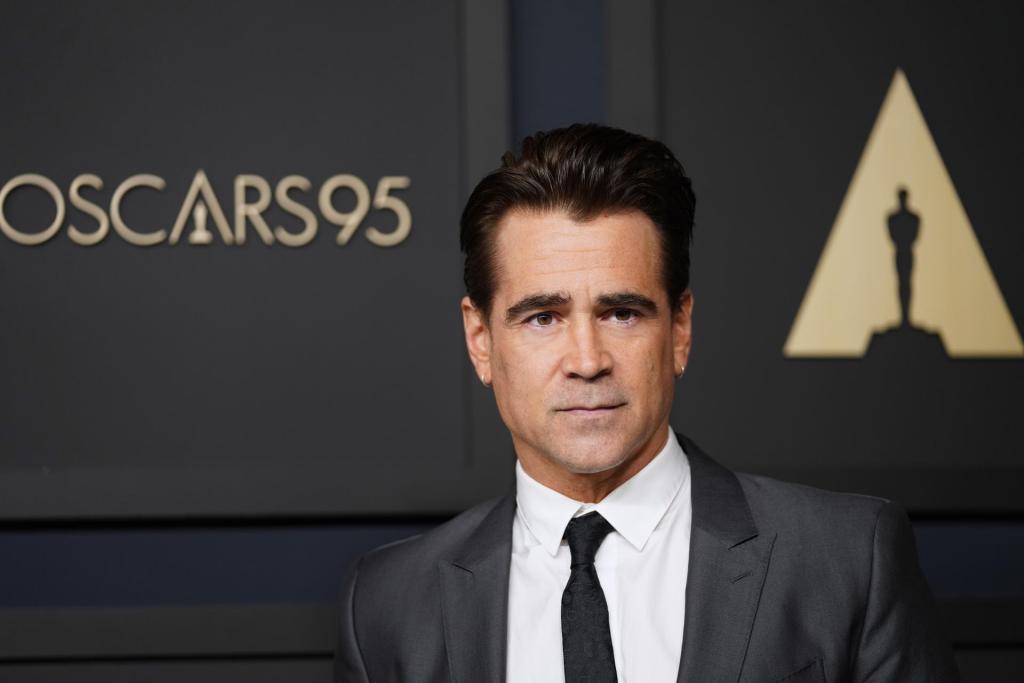 File photograph, taken on February 13, in which the Irish actor Colin Farrell was registered, during the lunch of the nominees for the 95th edition of the Oscar Awards, in Beverly Hills (California, USA) EFE/ Allison Dinner