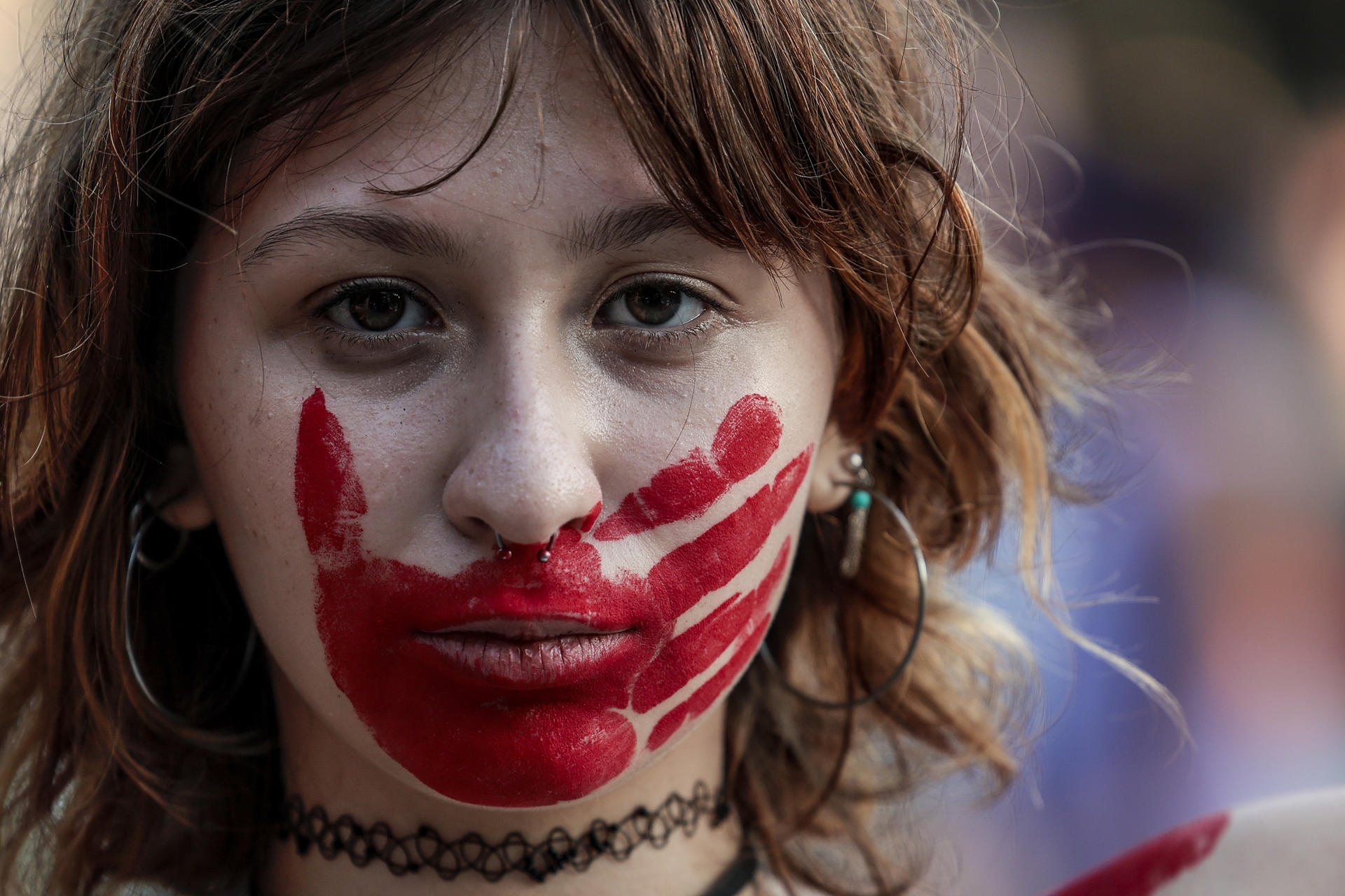 A march in commemoration of International Women's Day, in Buenos Aires, Argentina, 08 March 2023. EFE/Juan Ignacio Roncoroni