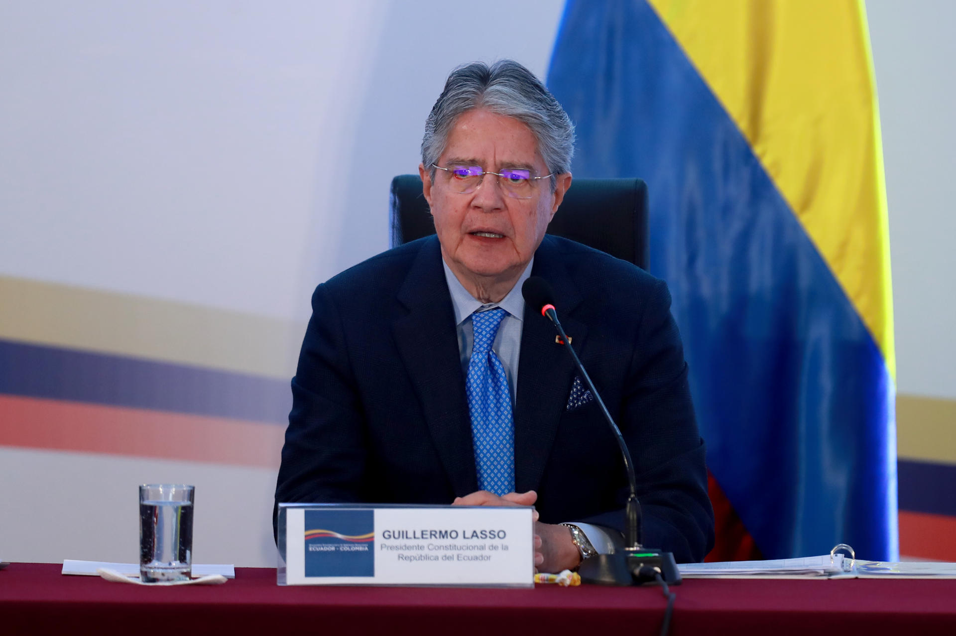 Fotografía de archivo del presidente de Ecuador, Guillermo Lasso. EFE/ José Jácome