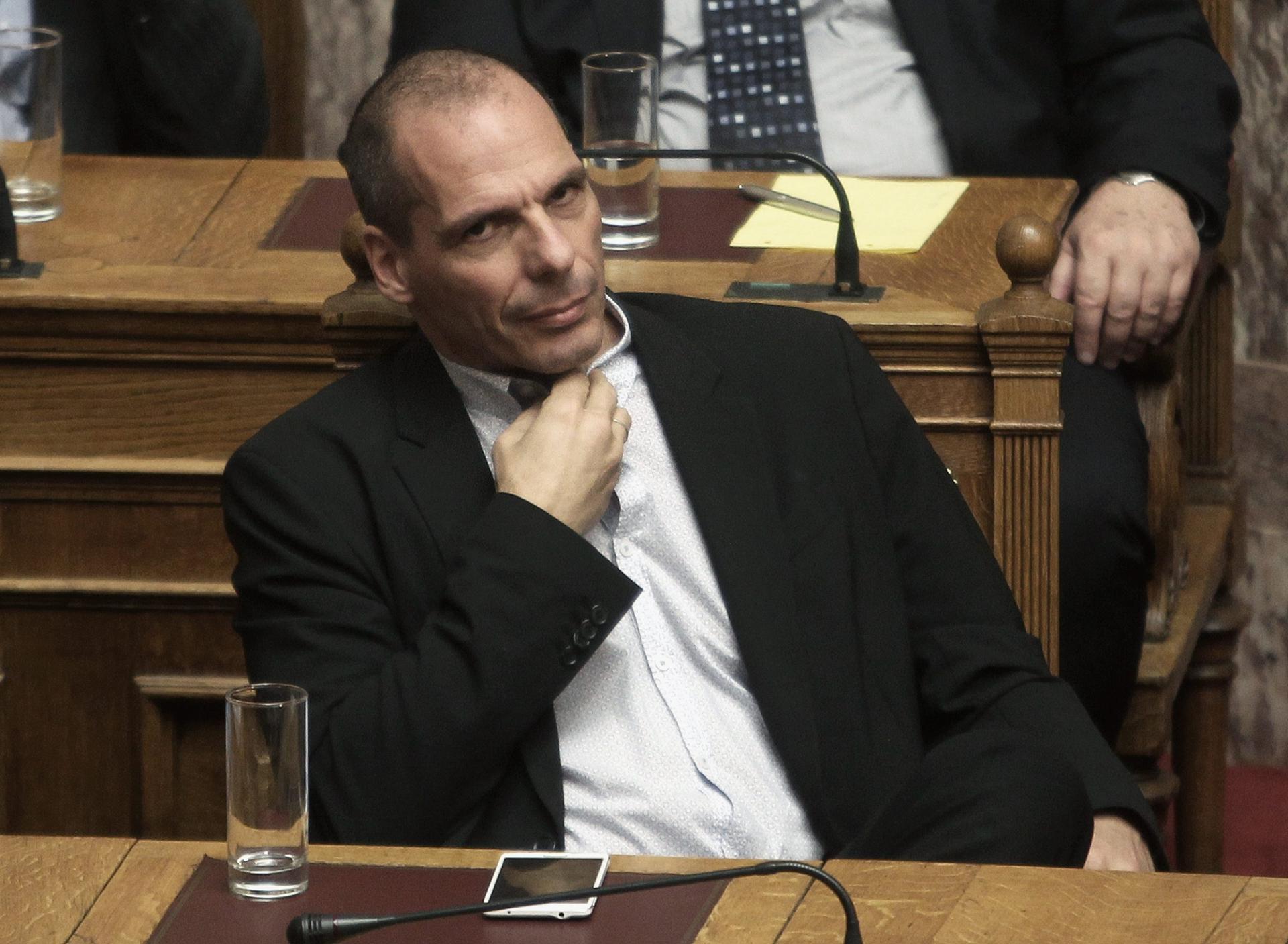 Imagen de archivo del ex ministro griego de finanzas Yanis Varoufakis.