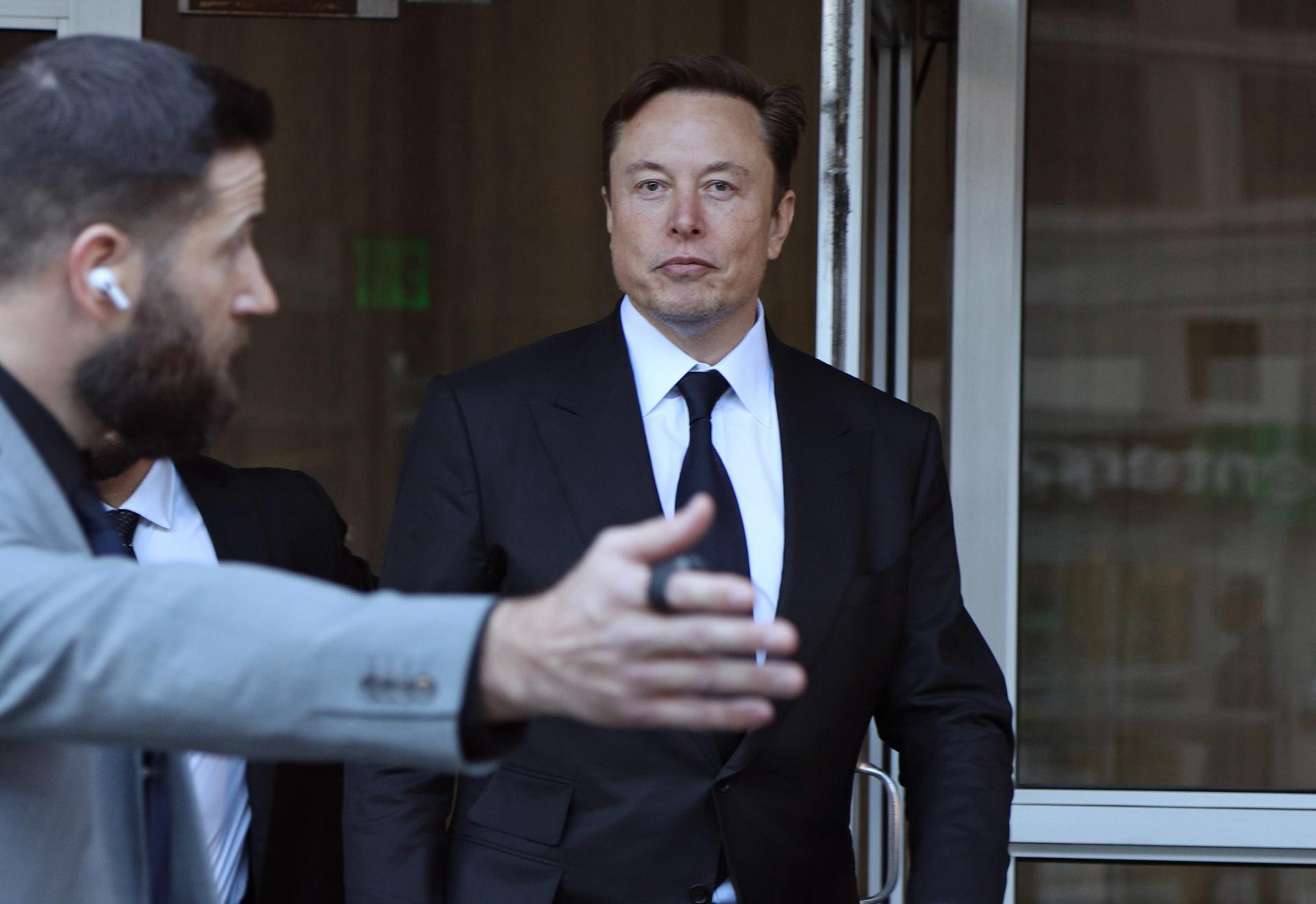 A file picture of Twitter CEO Elon Musk. EFE/EPA/GEORGE NIKITIN