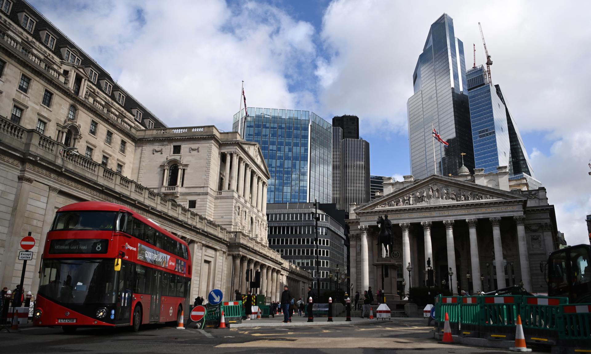 London's financial heart, the Bank of England in London, Britain, 14 March 2023. EFE-EPA/ANDY RAIN