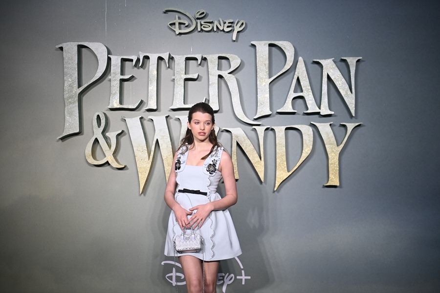 La actriz Ever Anderson, protagonista de la película "Peter Pan and Wendy", uno de los estrenos de cine.