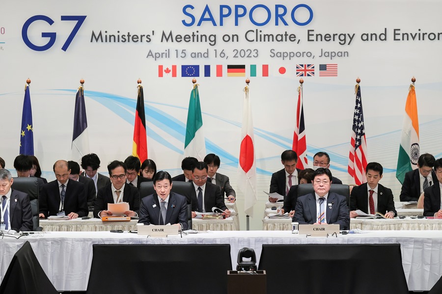 Reunión de Ministros del G7 sobre Clima, Energía y Medio Ambiente celebrada este fin de semana en Sapporo, norte de Japón.