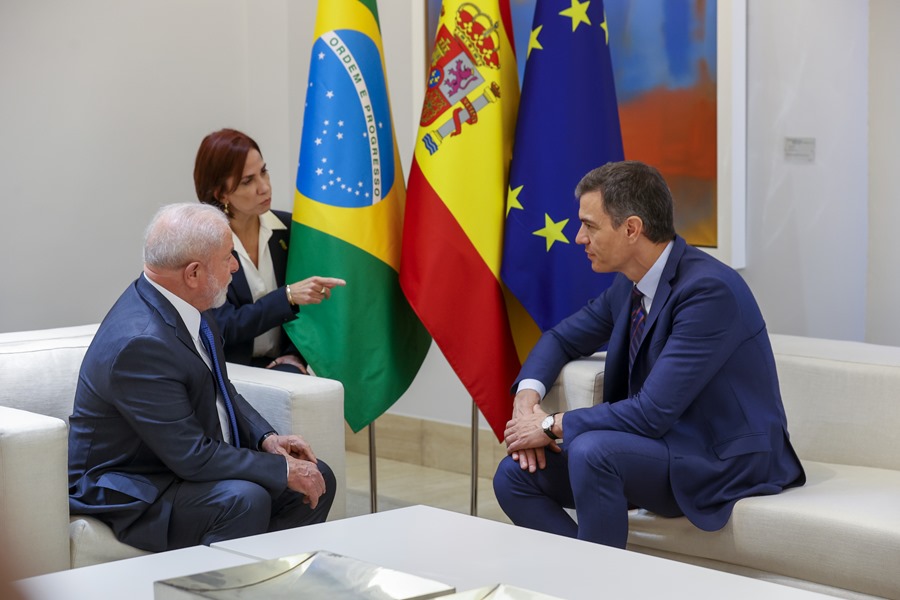 Pedro Sánchez recibe a Lula para abordar la relación bilateral y la paz en Ucrania