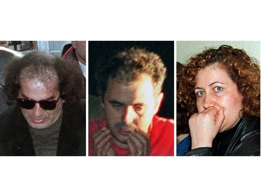 Imagen de los tres condenados por el secuestro de Anabel Segura