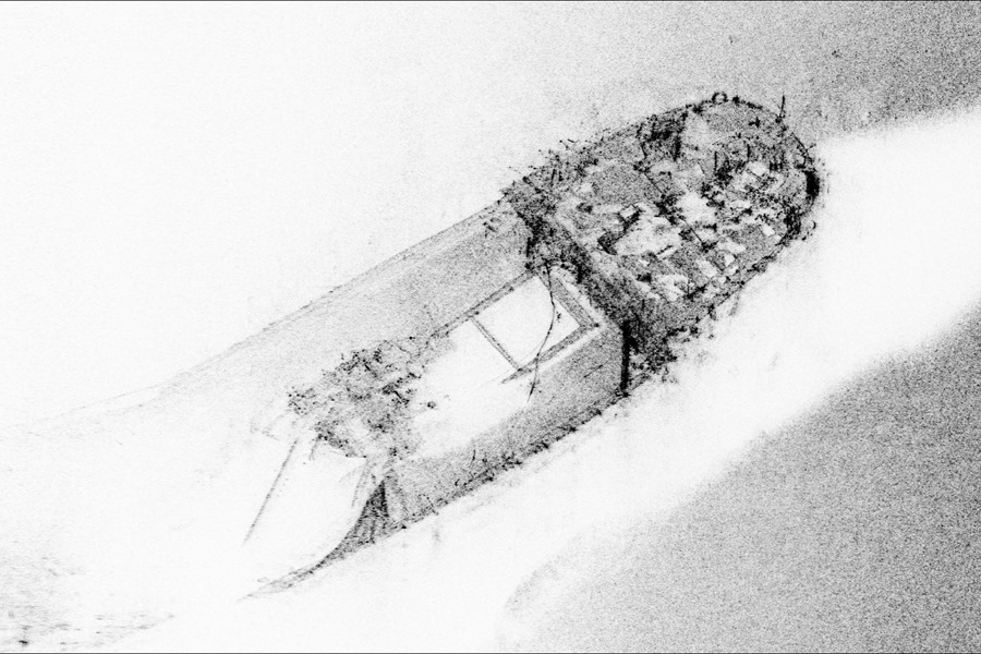 Imagen facilitada por la Fundación Silentwood. del barco hallado del mayor desastre marítimo de Australia. 