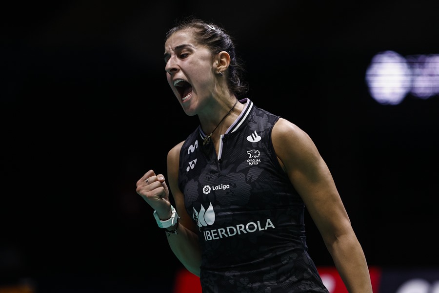 La jugadora Carolina Marín, que ha ganado en el torneo de Orléans.